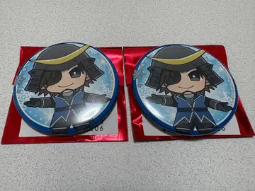 전국 BASARA 캔뱃지 다테 마사무네 프린세스 카페 화이트 크리스마스