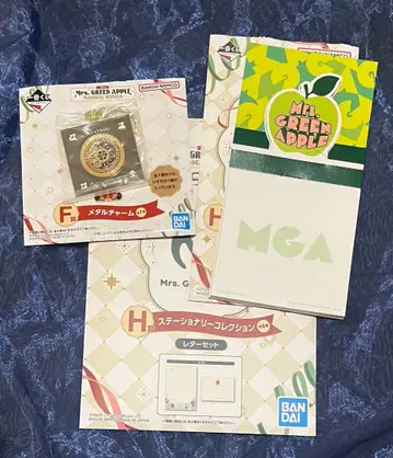 미세스 제일복권 H상 레터 세트 입체 메모 F상 메탈 참