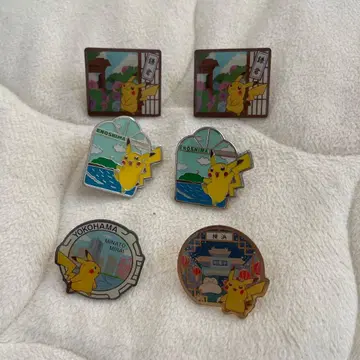 포켓몬 센터 지역 한정 핀즈 컬렉션 창 시리즈 가나가와 피카츄