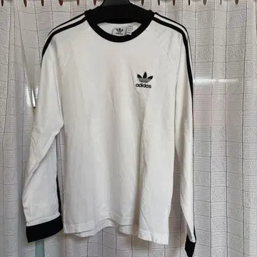 adidas 트레포일 로고 긴팔 T셔츠 S