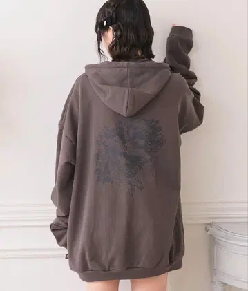 sacredheart 지퍼 후드티 pium 그레이