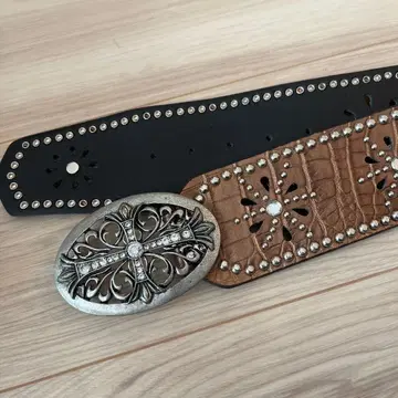 Y2K 펑크 십자가 벨트