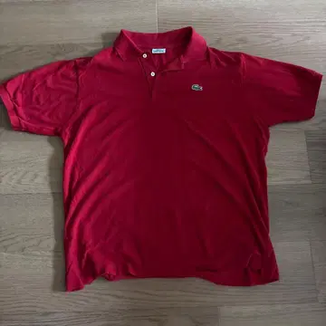 라코스테 LACOSTE 빨간색 피케 셔츠