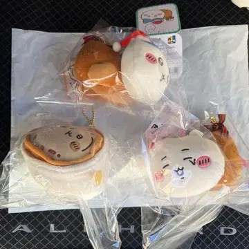 치이카와 (먼작귀) 크리스마스 슈톨렌 치킨 마스코트 3종 세트