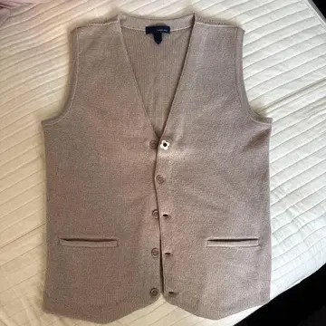 LARDINI 베이지 니트 베스트 미사용 새상품 50