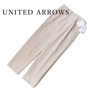 유나이티드 애로우즈 UNITED ARROWS 베이지 도트 팬츠