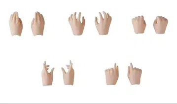 인형용 하르모니아 블룸 하르모니아 허밍 핸드 파츠 세트