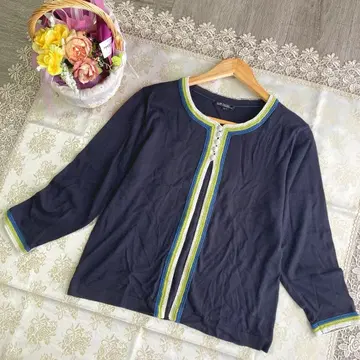 23KU 빅 사이즈 44 가디건 네이비