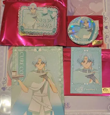 프리큐어 스위츠 파라다이스 커넥트 세트 캔뱃지 네임 카드
