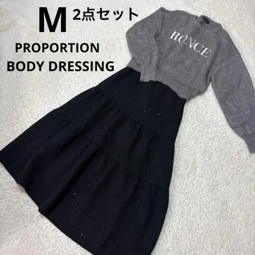 PROPORTION BODY DRESSING 블랙 플레어 롱 스커트