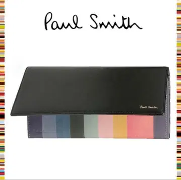 폴 스미스 아티스트 스트라이프 컬러풀 장지갑 다중 수납 카드 12장