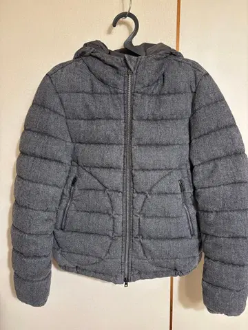 Herno 후드 부착 그레이 다운 자켓