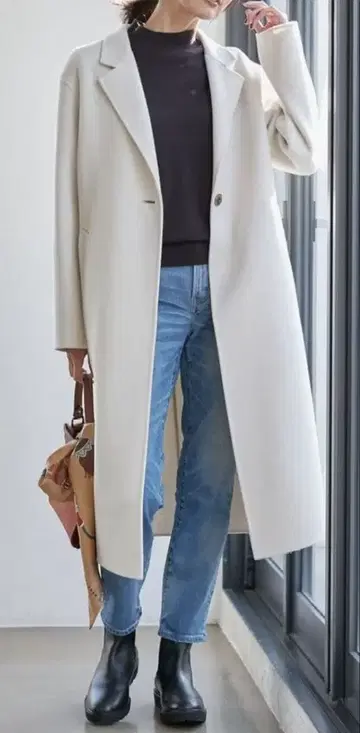 23구 울 리버 롱 코트