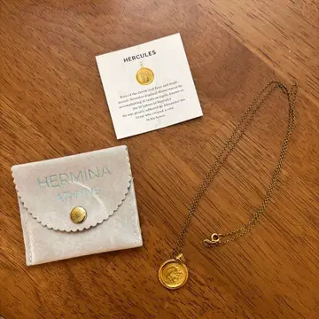 HERMINA ATHENS(헤르미나 아테네) 헤라클레스 코인 목걸이