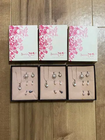 펄 목걸이 펄 펜던트 탑 컬렉션 3세트 묶음 판매