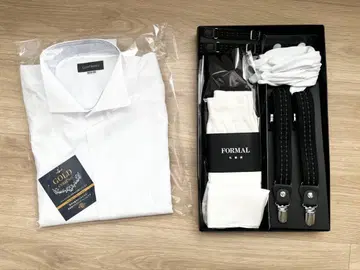 신랑 소품 7점 세트 세우는 옷깃 셔츠