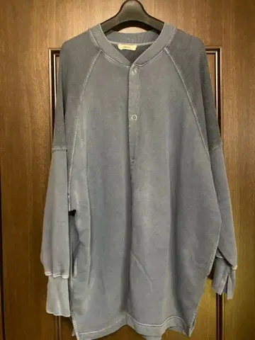 GENTIL 그레이 래글런 슬리브 긴팔