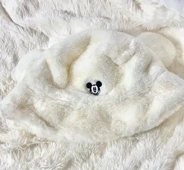 디즈니 모자 버킷햇 화이트