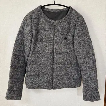 LACOSTE 라코스테 노카라 자켓 38 그레이