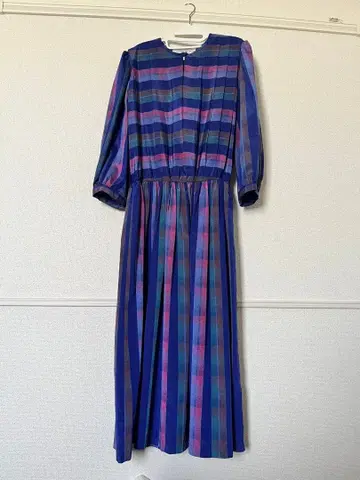 7부 기장 빈티지 원피스