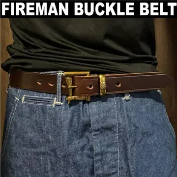 32mm 새상품 일본제 히메지 가죽 L DB 파이어맨 버클 도치기 가죽