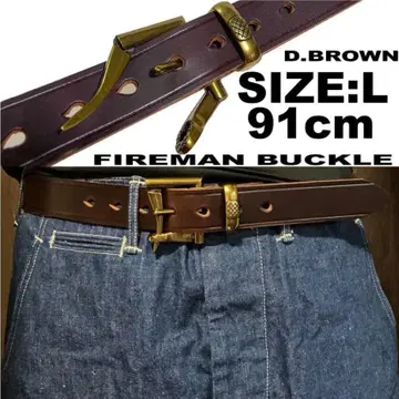 32mm 새상품 일본제 히메지 가죽 L DB 파이어맨 버클 도치기 가죽