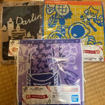 미세스 GREEN APPLE 미세스 제일복권 G상 타월 3종