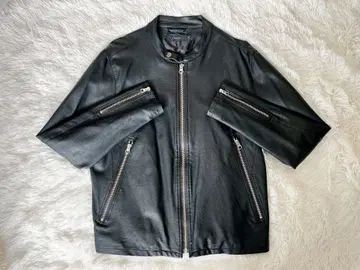 RAGEBLUE 레이지블루 라무 가죽 자켓 싱글 라이더 M