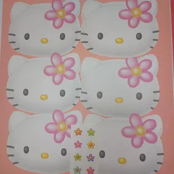 헬로키티 복주머니 6개 세트 레트로