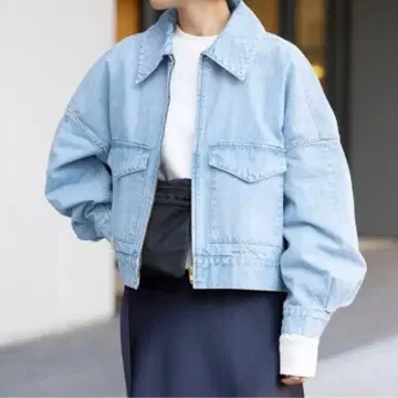 2024 카렌테이지 데님 블루종 일본제 currentage 이에나