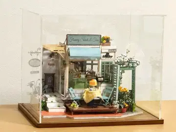 [처분품] 츠쿠룬데스 DIY 미니어처 하우스 인형의 집 플라워 카페