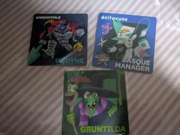 GIGO 게이머 야키 언더테일 델타룬 코스터 언다인