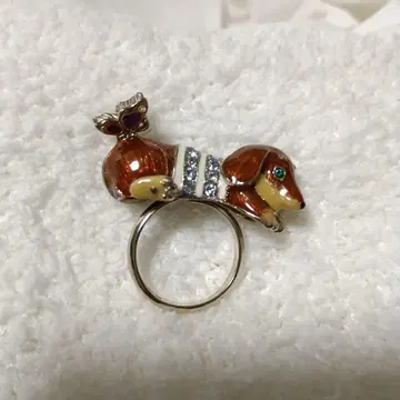 ANNA SUI 닥스훈트 반지