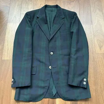 VAN JACKET 체크 무늬 블랙워치 테일러드 자켓