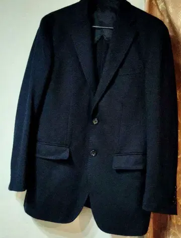 다크 네이비 비즈니스 자켓 울 혼방 cafe sofo