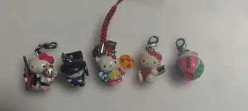 지역 한정 키티 키링 5개 세트