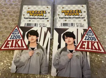 MAZZEL 마제베야 에이키 EIKI 포토 카드 2장 세트