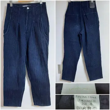 livingtone 리비톤 하이라이즈 데님 38