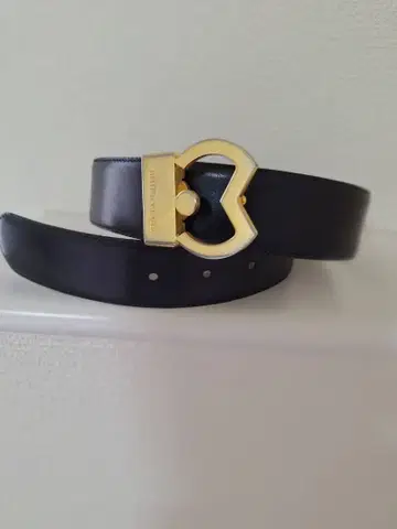 mila schon 미라 숀 블랙 가죽 벨트