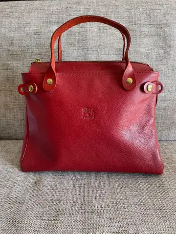 IL BISONTE 일비종떼 빨간색 2way 숄더백 토트백