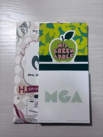 미세스 제일복권 H상 스테이셔너리 컬렉션 입체 메모 그린 2개