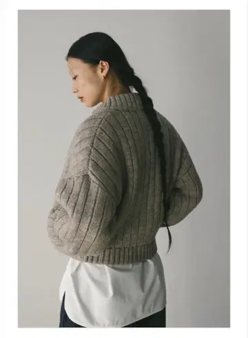 퍼 니트 지퍼 가디건