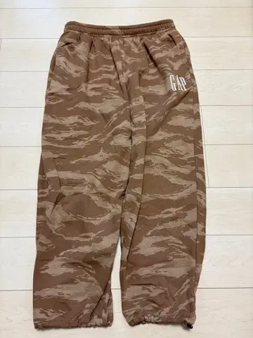 빈티지 소프트 GAP 로고 배기 스웨트 팬츠