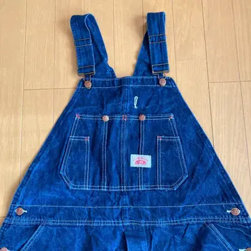 USA제 ROUND HOUSE 라운드하우스 데님 오버롤 40인치