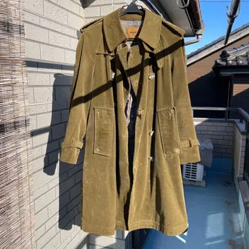 Kent 올리브 코튼 트렌치코트