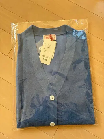 마오 메이드 가디건 블루