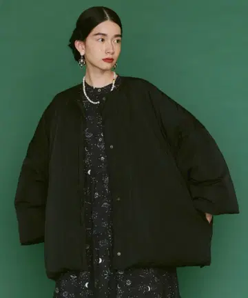 manana suerte 블랙 패딩 자켓 사이즈 F