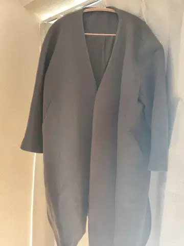 브라운 롱 코트