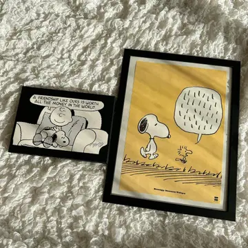 스누피 뮤지엄 포스터 페이퍼캔버스