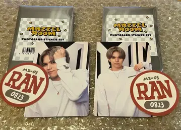 MAZZEL 마제베야 굿즈 RAN 트레이딩 카드 & 스티커 세트